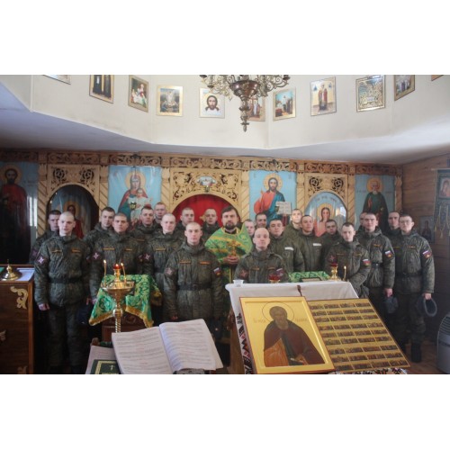 3 марта 2022. Воины почтили память преподобного Варнавы Гефсиманского.
