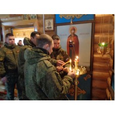 27 января 2022. Мероприятия в воинской части в празднование Богоявления.